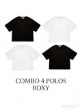 COMBO 4 POLOS BOXY